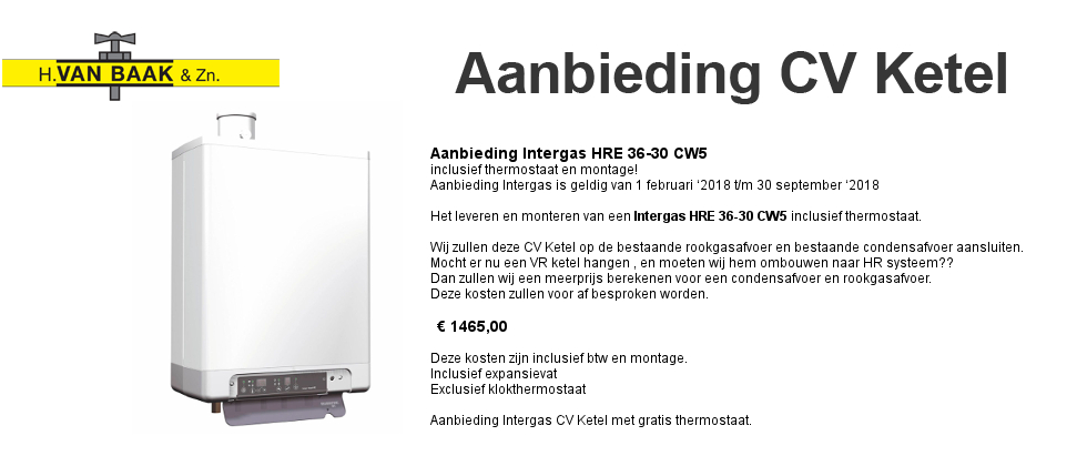 Aanbieding CV - Bloemendaal,Haarlem,Aerdenhout,Santpoort,Heemstede